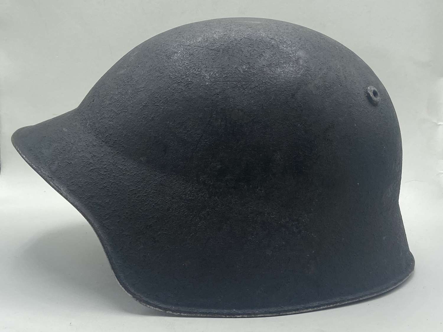Rare WW2 Swiss Combat M18/40 Helmet & Leather Liner, Chinstrap Etc