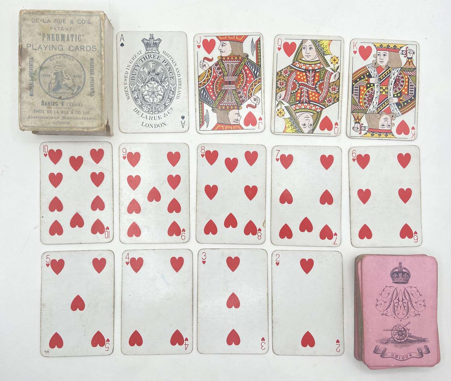 Boer War Period Queen Victoria Royal Artillery Regiment Playing Cards