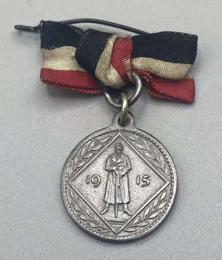 WW1 Dem Eisernen Hindenburg Das Deutsche Volk 1915 Rare Minature Medal