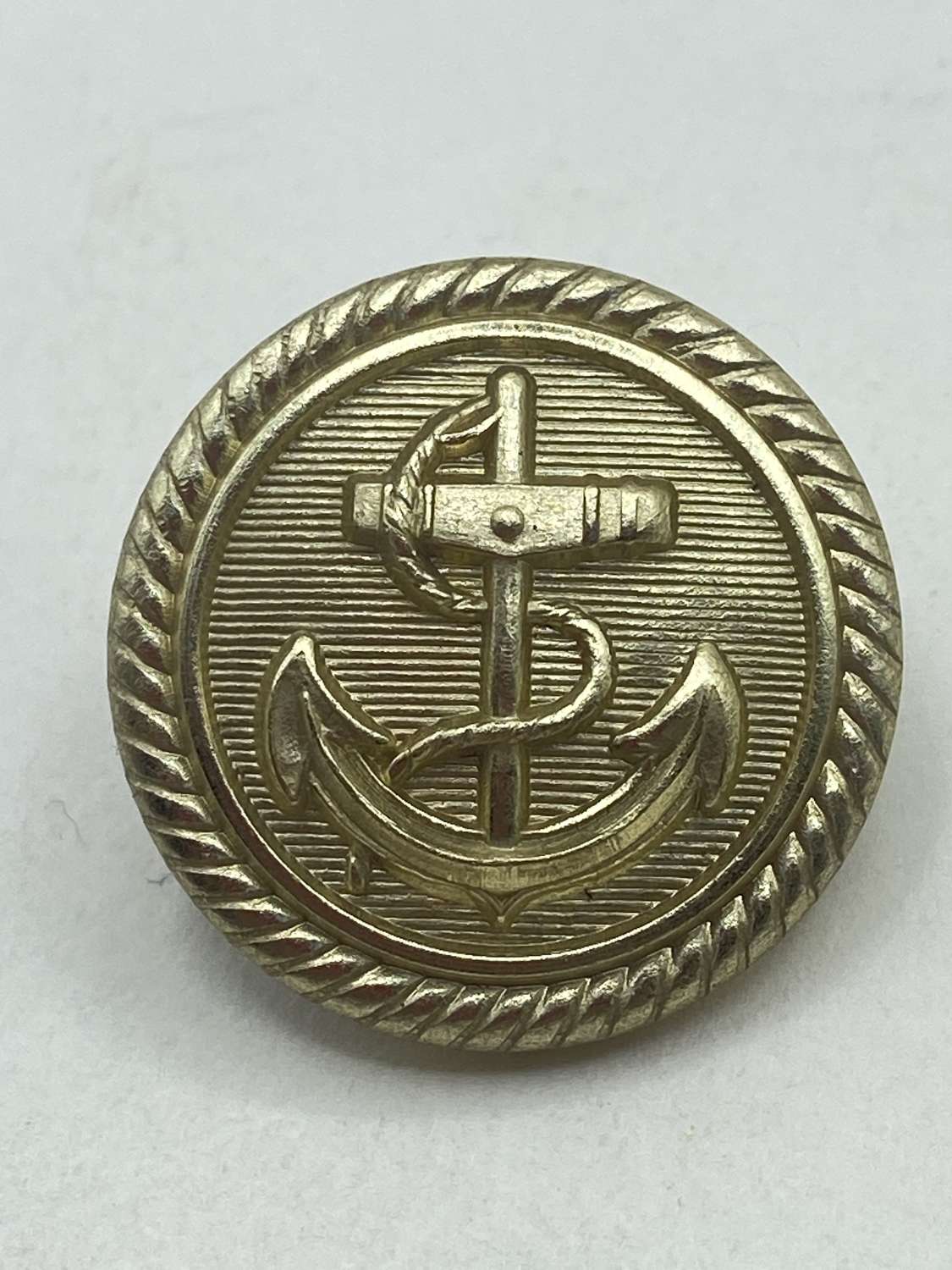 Post WW2 Royal Navy Large Tunic Button Marked J R GUANT London