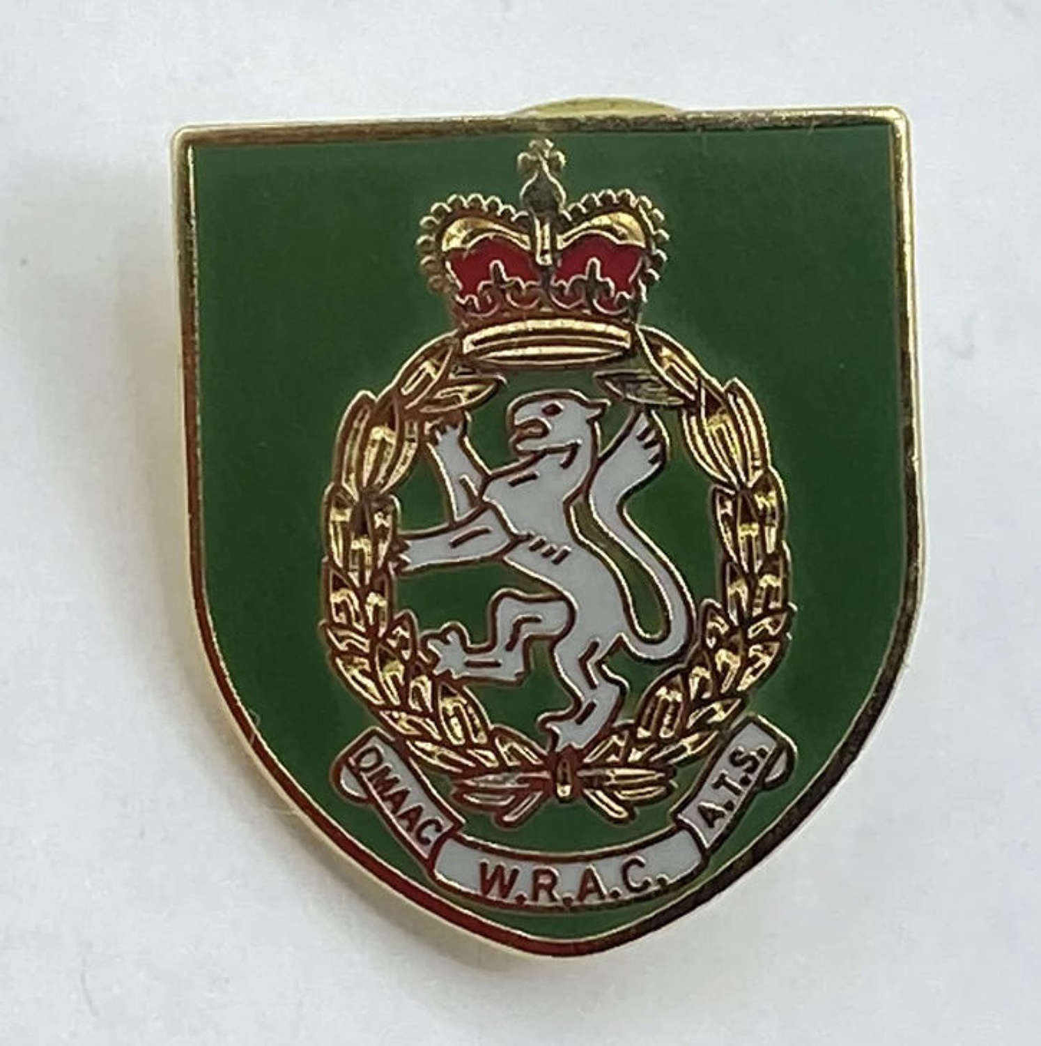 Vintage Omaac Wrac Ats Women's Royal Army Corps Military Badge