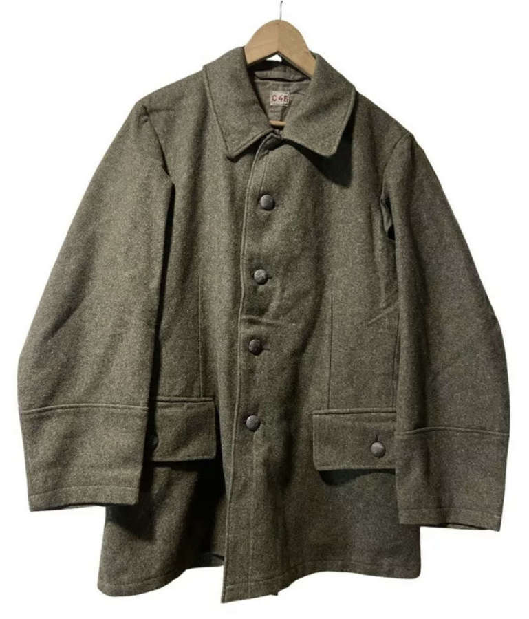 Rare WW2 Swiss Switzerland Army Wool Tunic 1942 Dated Tiger Made
