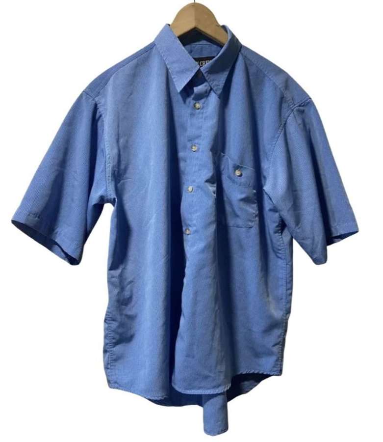 Vintage Semi Silk Sky Blue Ivy Crew XL Shirt In Great Condition