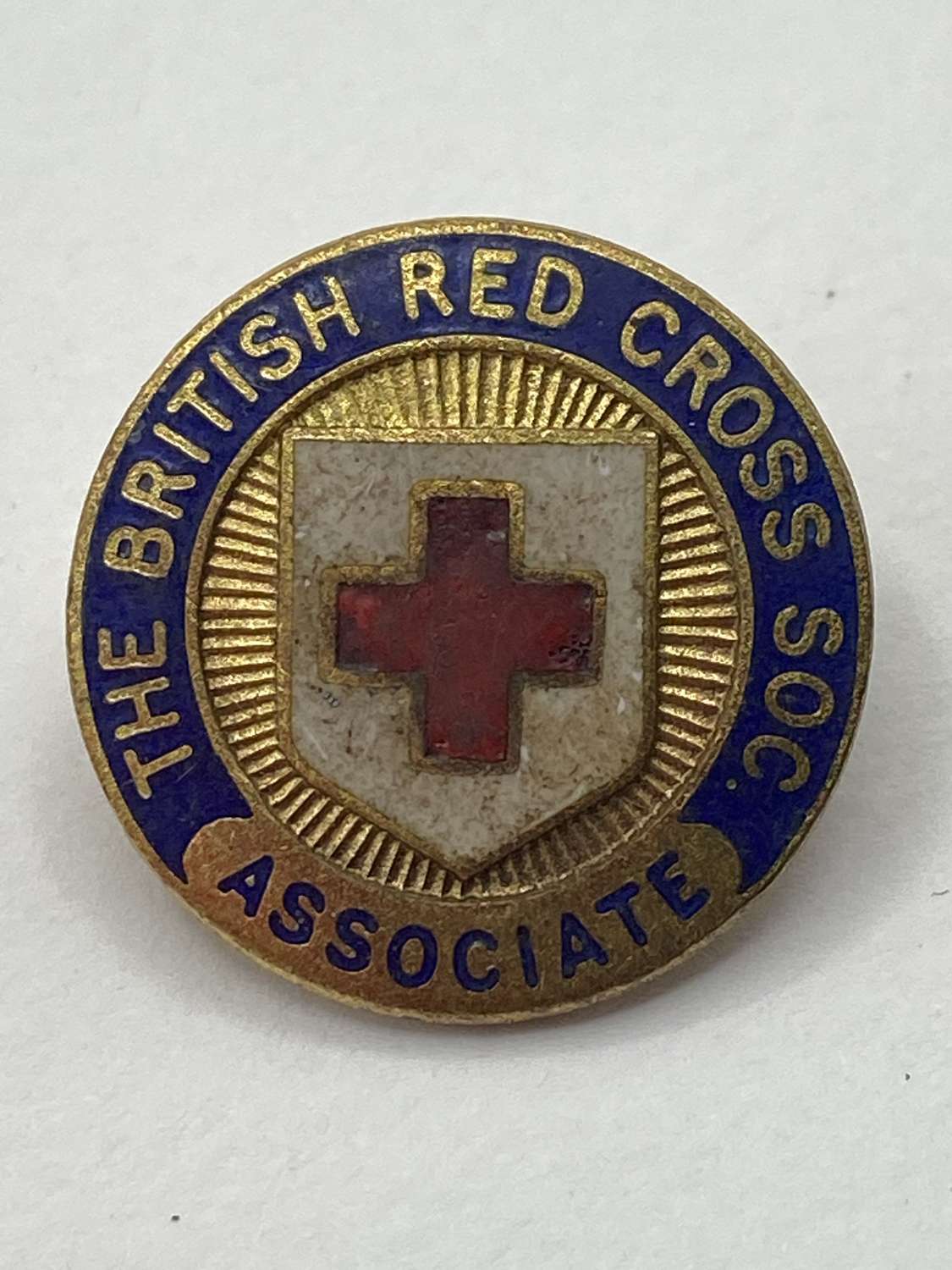 WW2 British Home Front Red Cross Society Associate Badge by J R Gaunt