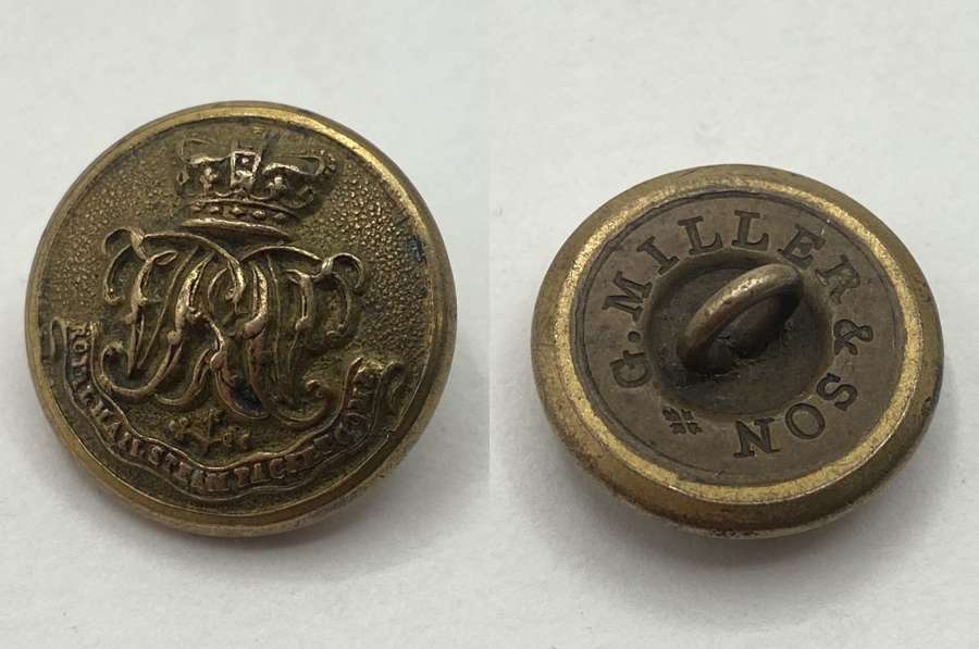 Victorian Boer War Royal Mail Steam Packet Comp Officers Tunic Button
