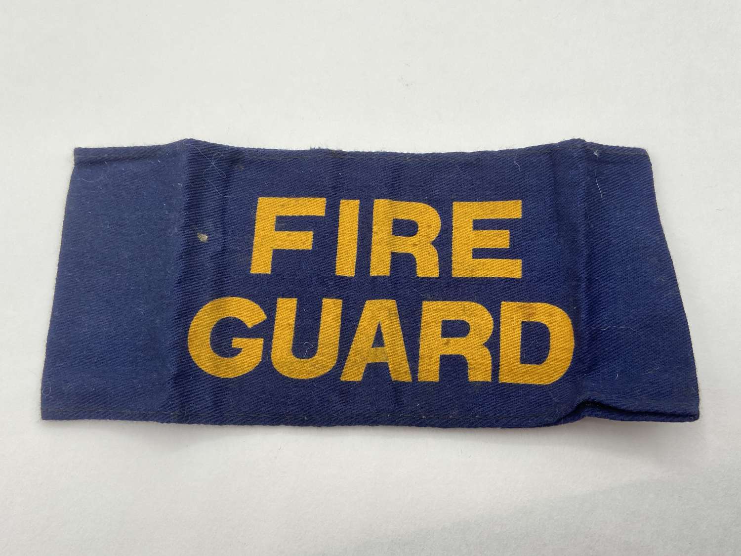 Original WW2 British Home Front Printed Fire Guard Armband