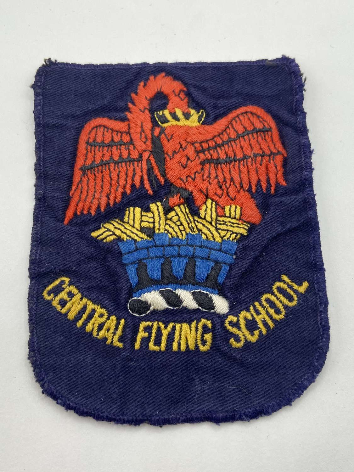 WW2 Central Flying School (CFS) RAF Pocket Denim Overalls Pocket Patch