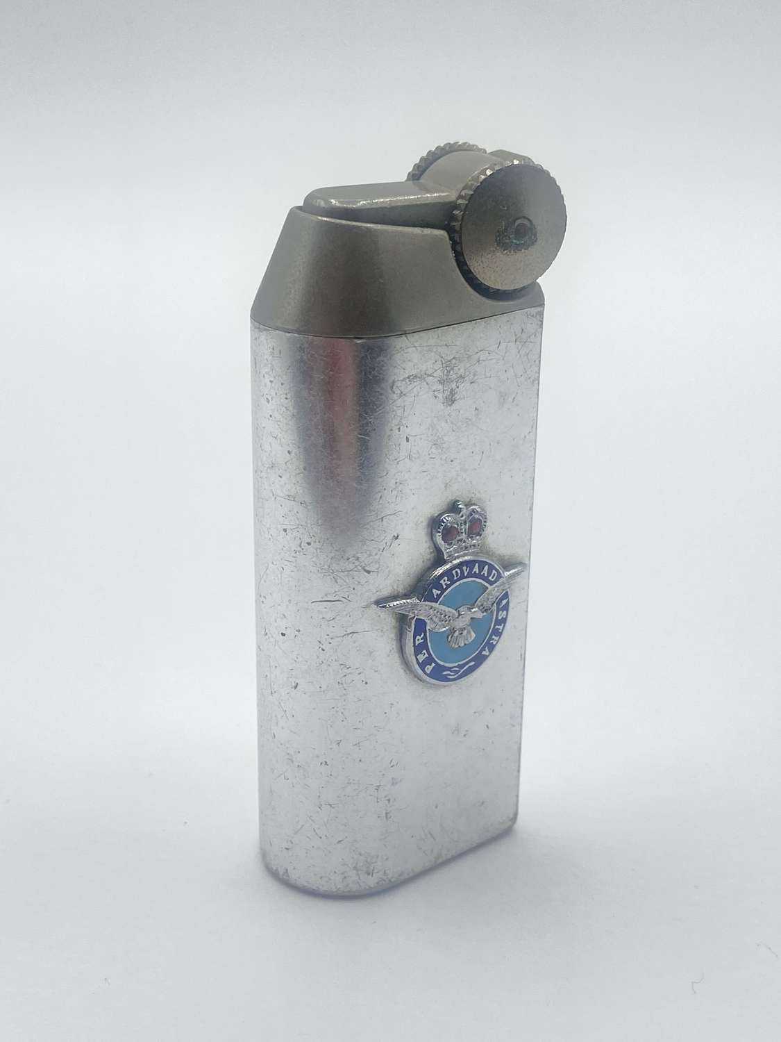 Post WW2 Royal Airforce RAF Emblem Curzon Branded Butane Lighter