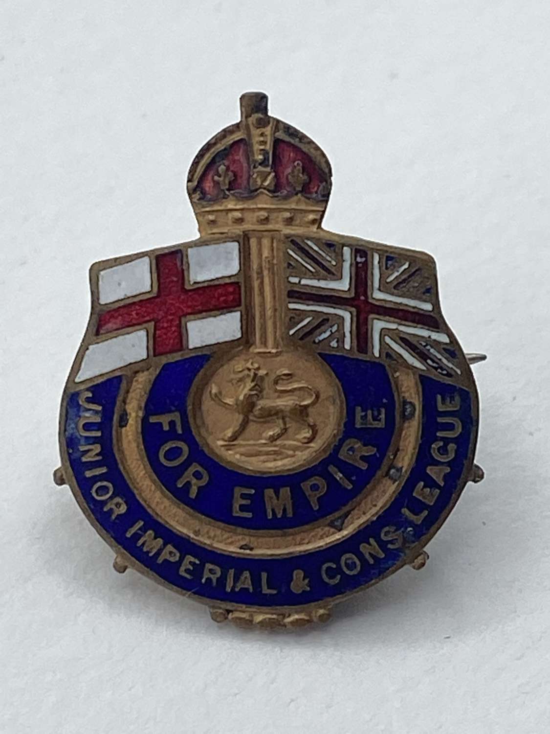 WW1 British Home Front Junior Imperial and Constitutional League Badge