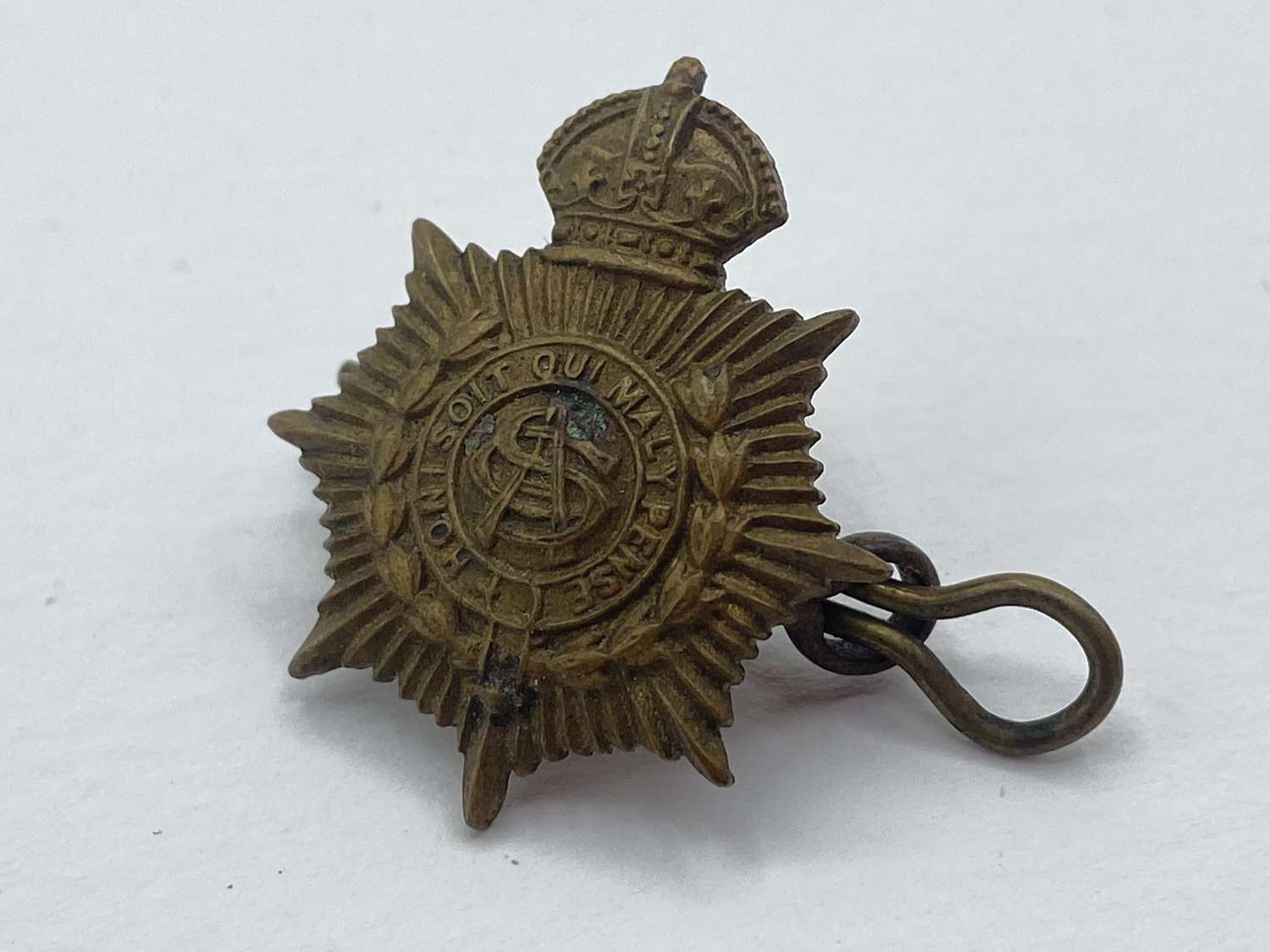 WW1 British Army Service Corps ASC Collar Badge