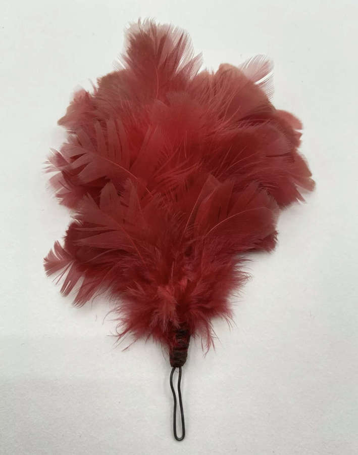 WW2 Royal Regiment Of Scotland Black Watch Red Feather Plume