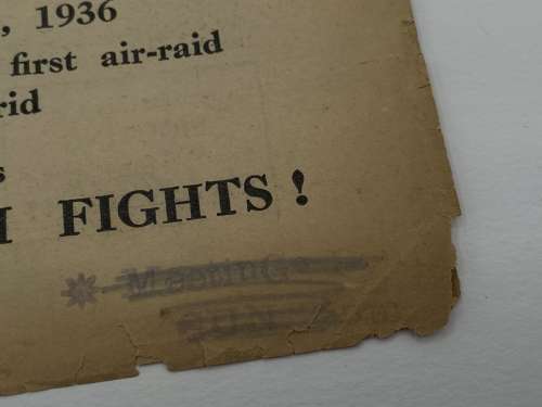 WW2 British Communist Anti Propaganda Leaflet Towards BUF Mosley
