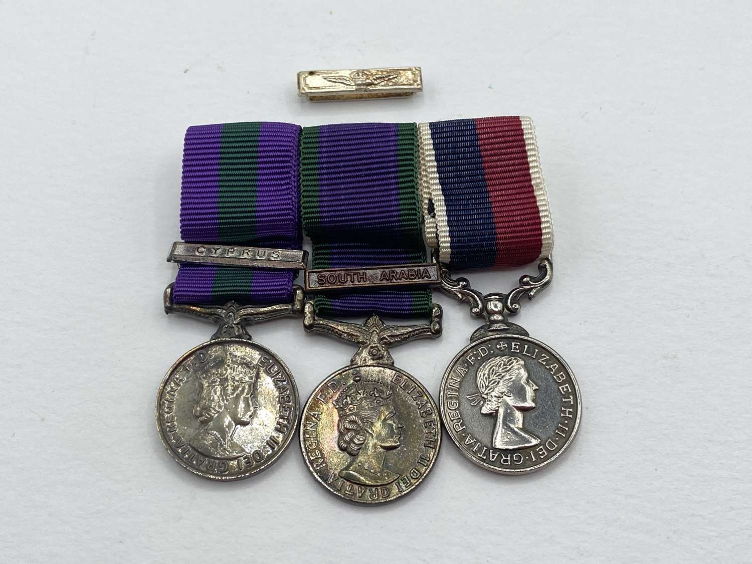 WW2 Royal Air Force RAF Minature Medal Grouping GSM & LSGC