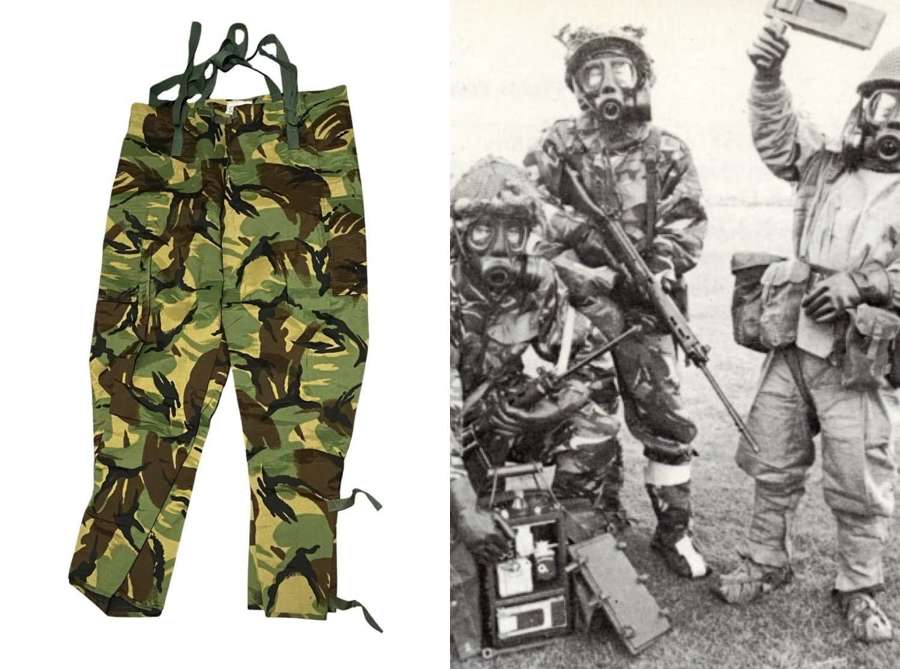 Post WW2 British Army 1985 NBC Protective Suit No1 MKIII B Medium