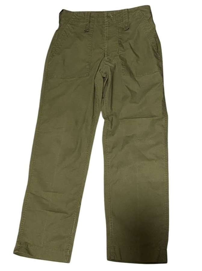 British Army Olive Green Lightweight Trousers 80/84/100