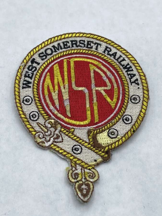 Vintage West Somerset Railway RSW Emblem Sew On Patch