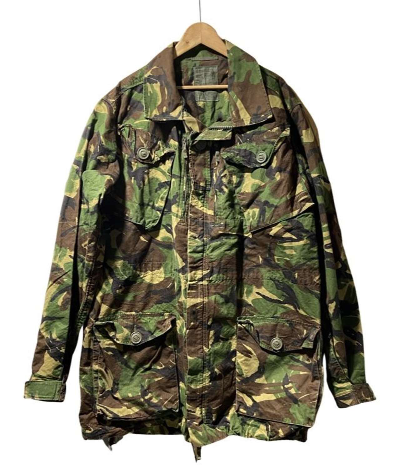 British Army 90 Pattern Combat Jacket in Tea Leaf DPM Bosnia Conflict