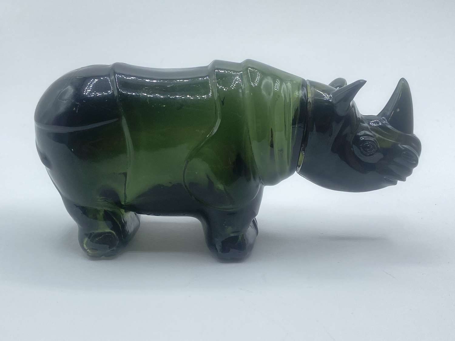 Vintage Avon Rhino Animal Wild Country Eau De Cologne Perfume Bottle