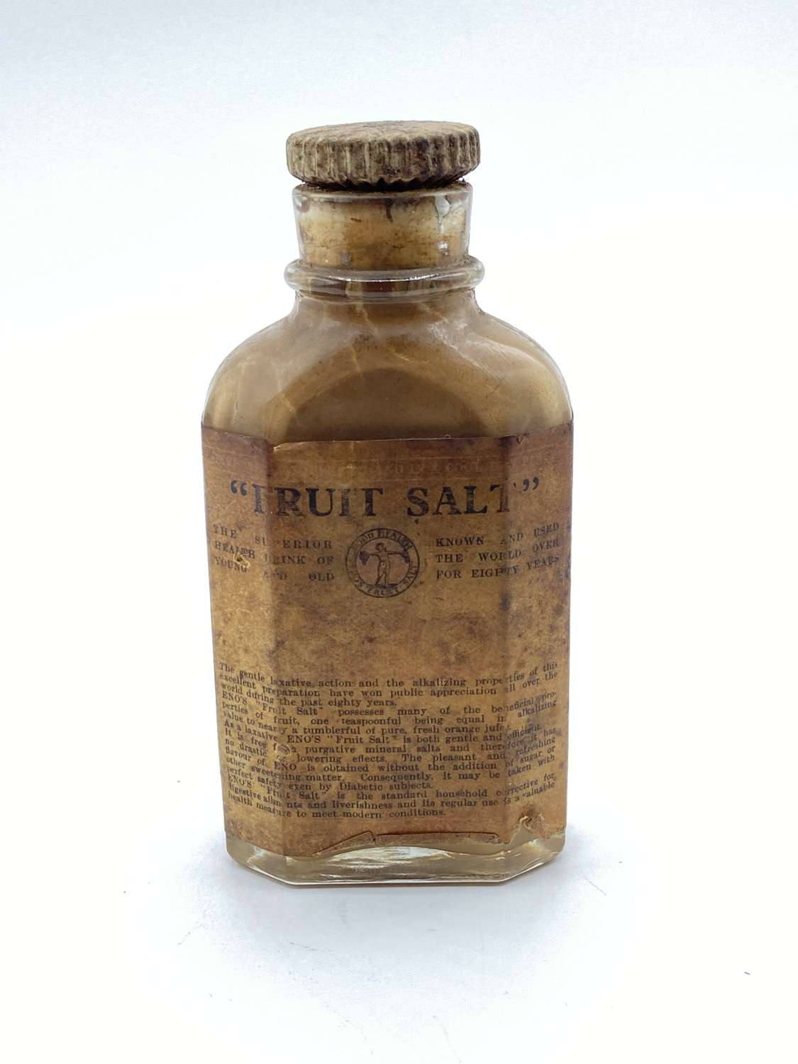 WW1 Period British Home Front Eno’s Fruit Salt￼ Unopened Bottle