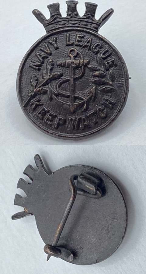 WW2 British 1919-1942 Navy League Sea Cadet Corps Bronze Badge