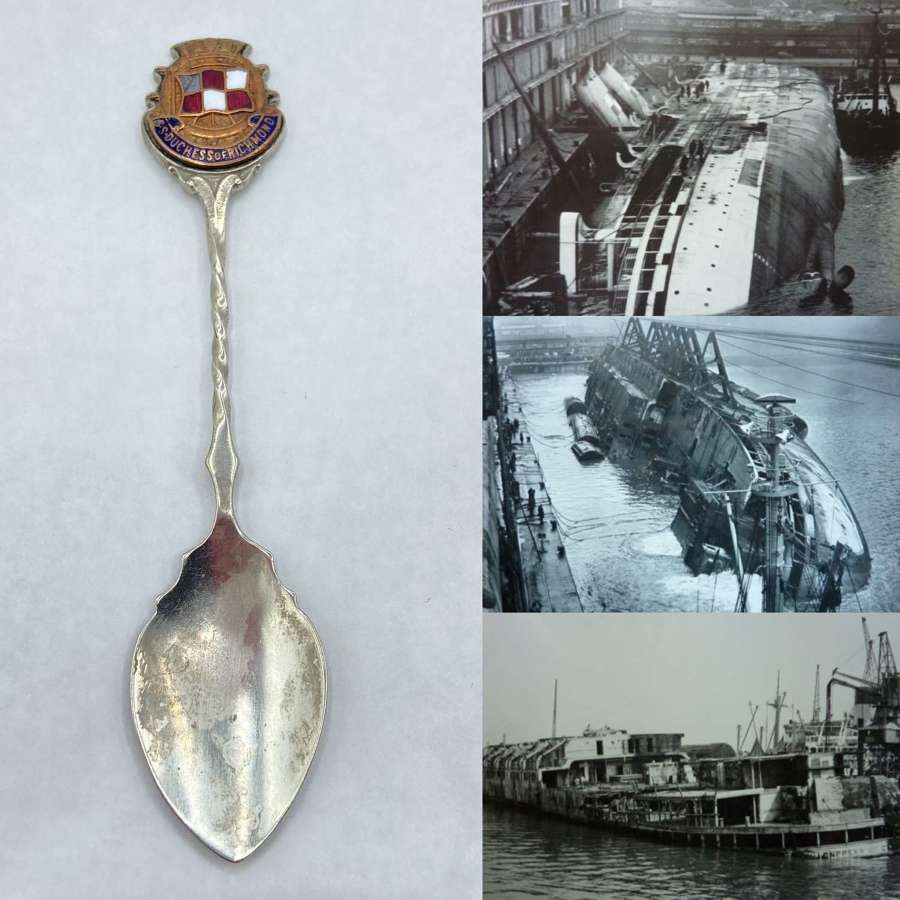 WW2 Canadian Empress Of Canada Troopship- Maiden Voyage Souvenir Spoon