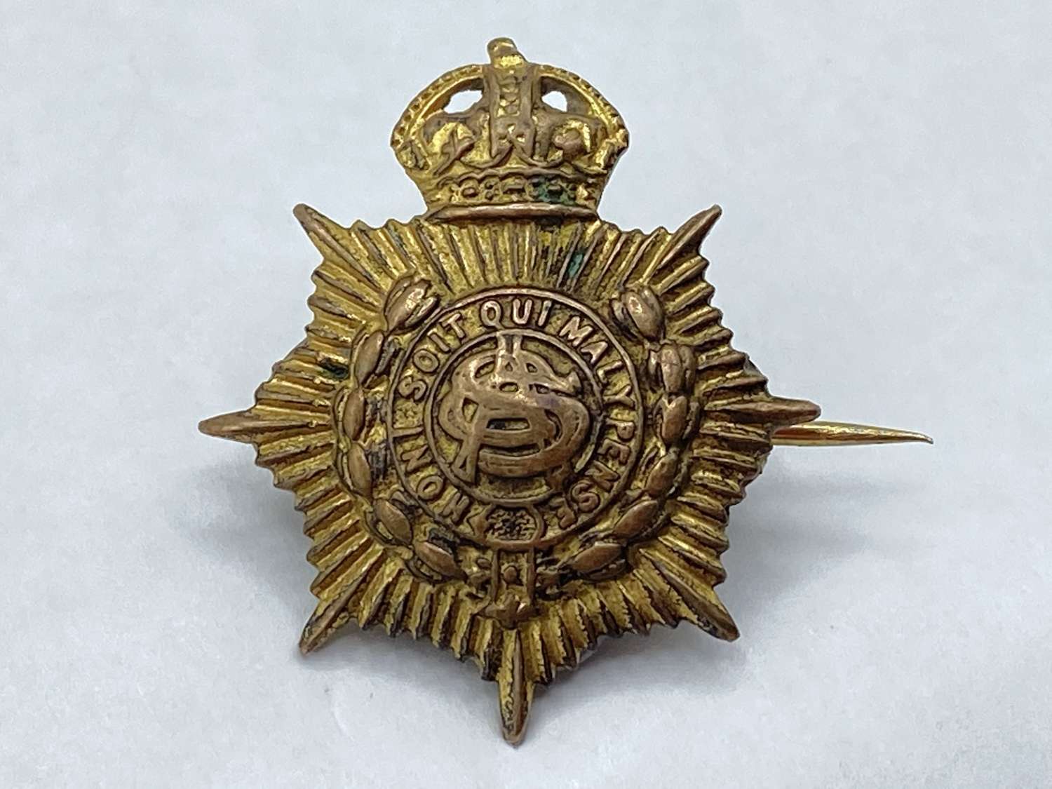 WW1 British Army Service Corps Regimental Sweetheart Brooch Badge