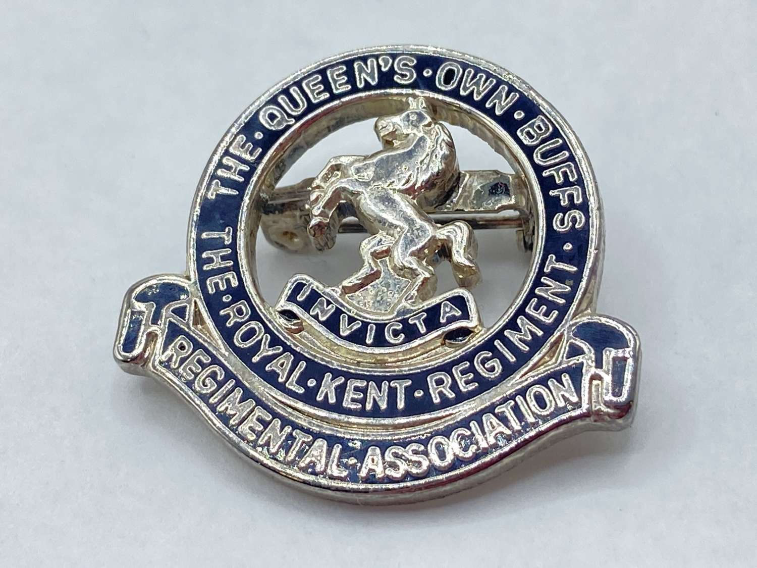 Queens Own Buffs The Royal Reg Of Kent Regimental Association Badge