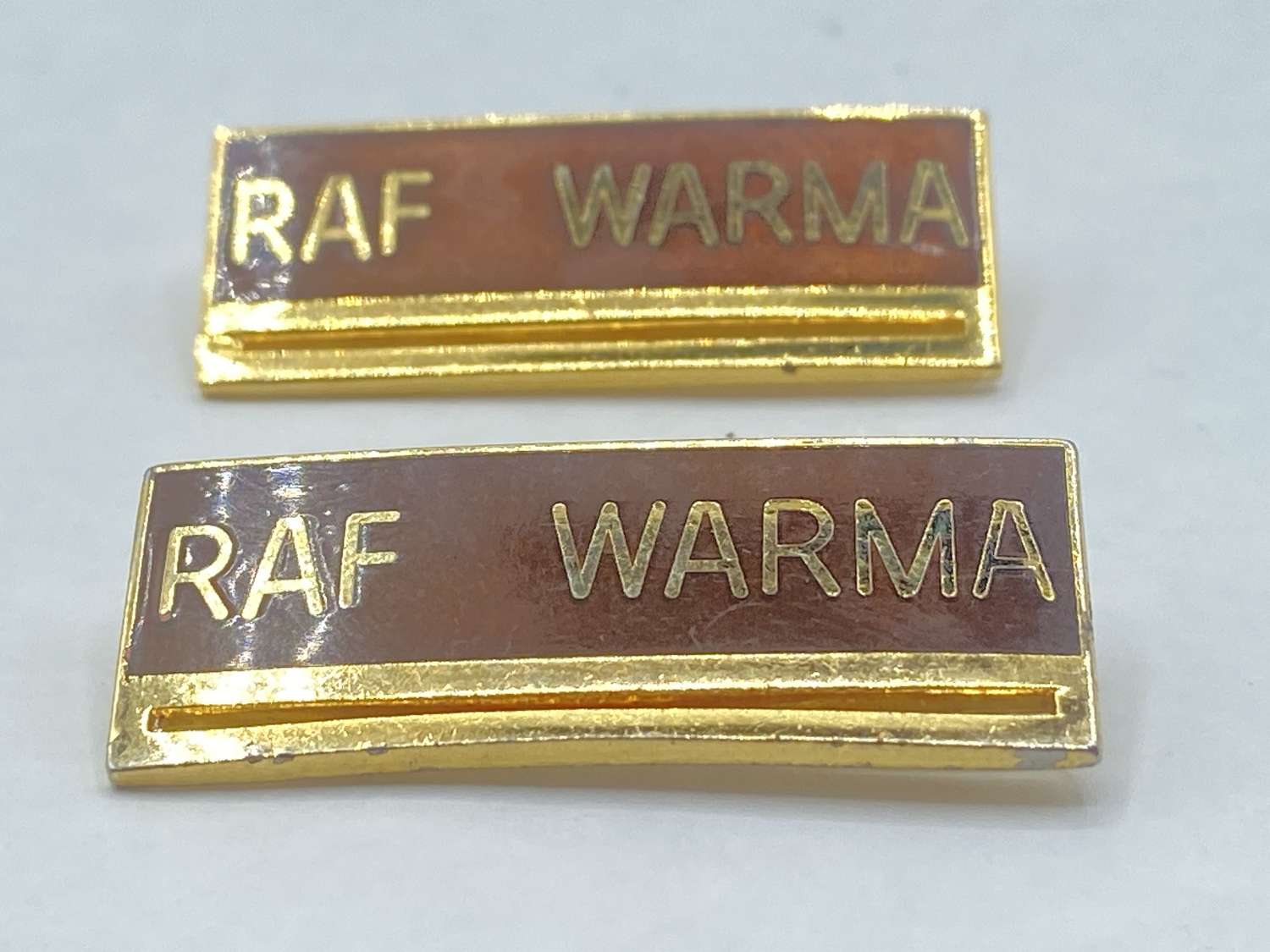 Pair Of RAF Walking and Road Marching Association Medal Clasps