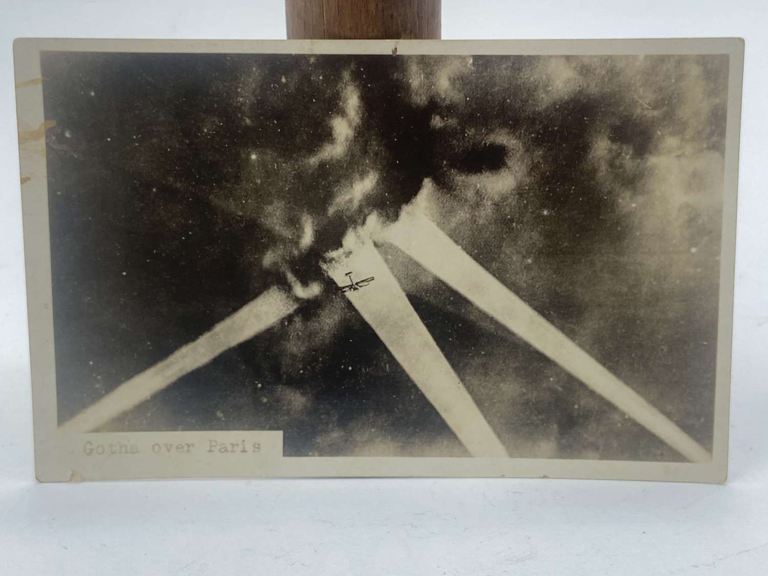 WW1 Deutsche Luftstreitkräfte Gotha Bomber Over Paris Photo Postcard