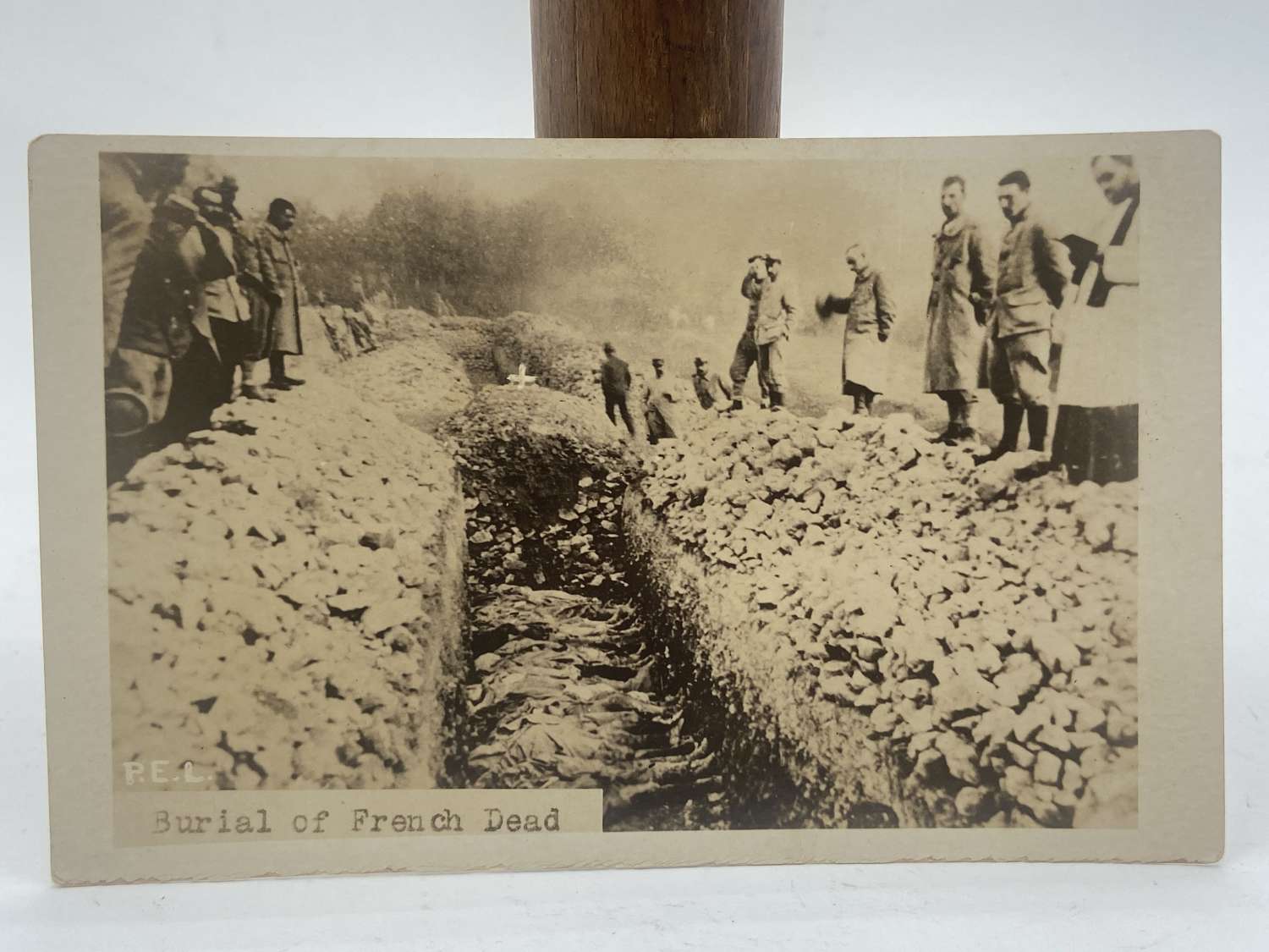 WW1 Burial Of French Dead Photograph Postcard
