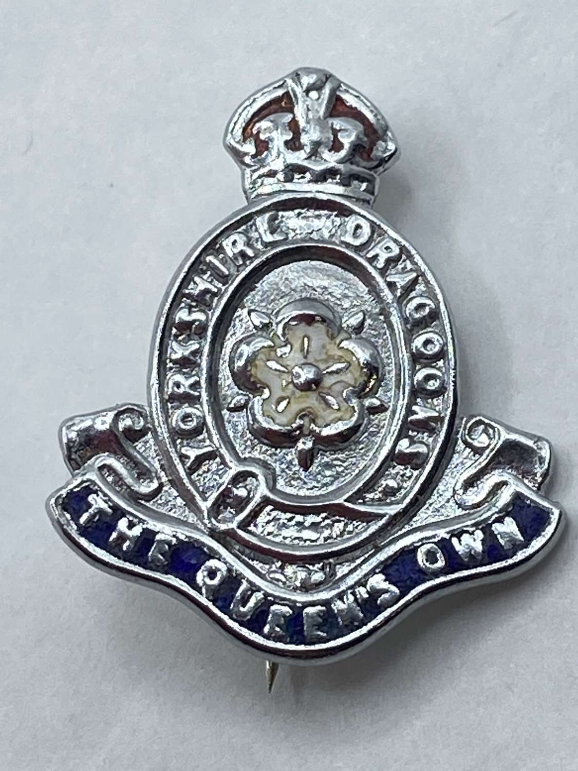 WW2 British Yorkshire Dragoon’s Queens Own Sweetheart Veterans Badge