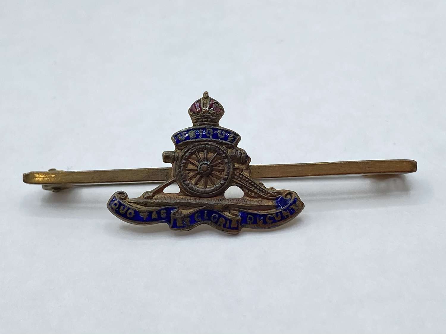 WW1 British Royal Artillery Regimental Tie Pin Sweetheart Brooch Badge