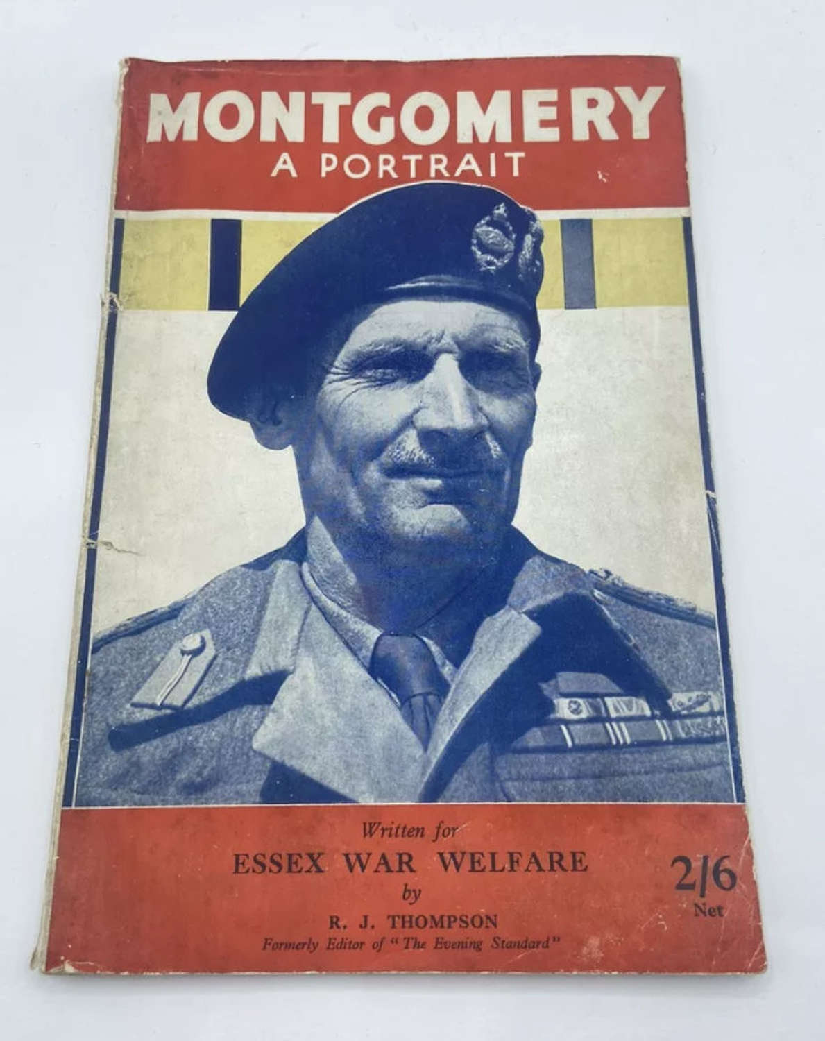 WW2 British ‘Montgomery A Portrait’ Reflective Magazine Before Promo