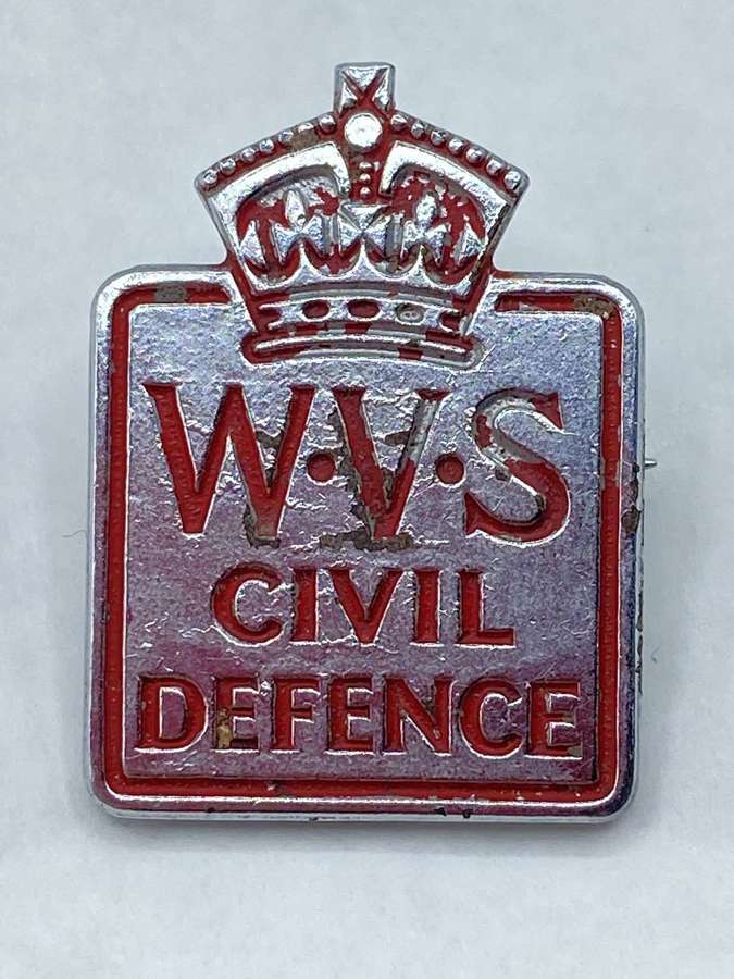 WW2 British Home Front Woman’s Voluntary Service Civil Defence Badge