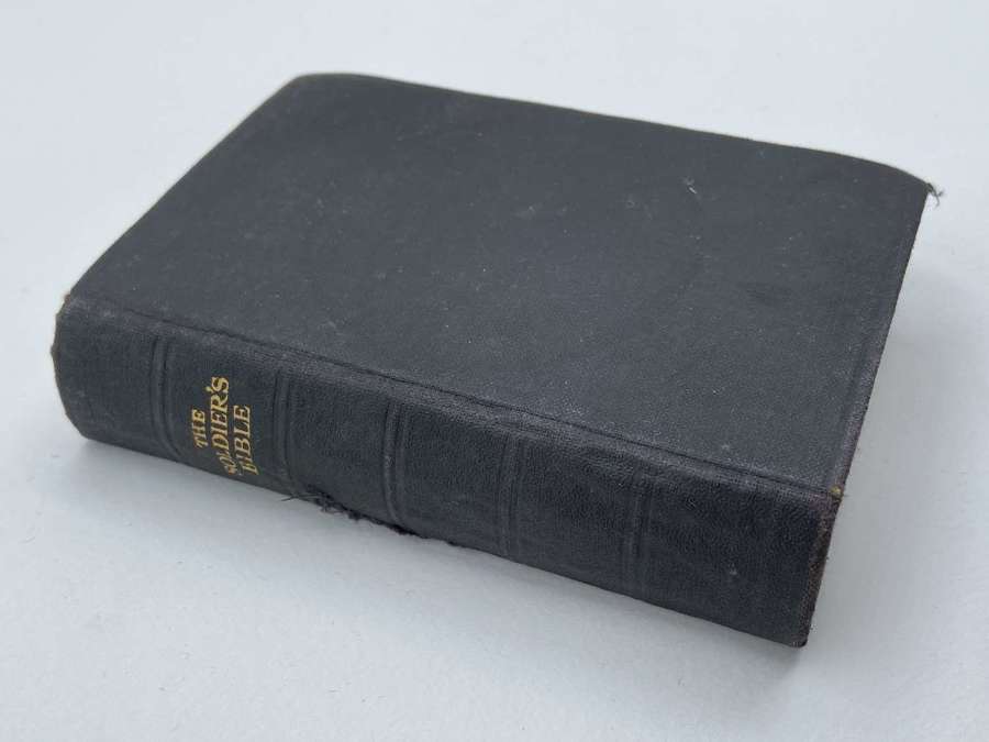 WW2 British Army Soldiers King James Scripture Gift Mission SGM Bible