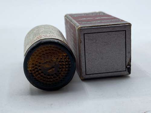 WW2 British Pharmaceutical Boxed New Skin Bottle & Instructions