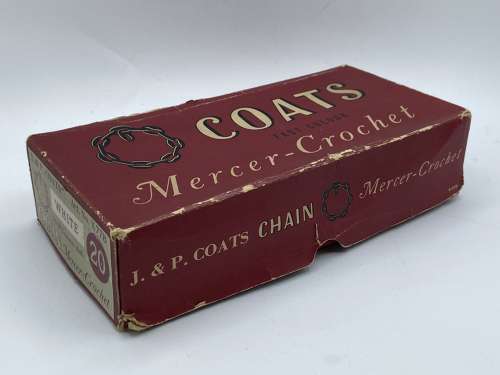 WW2 British Home Front Coats Fast colour Mercer Crochet Thread Empty