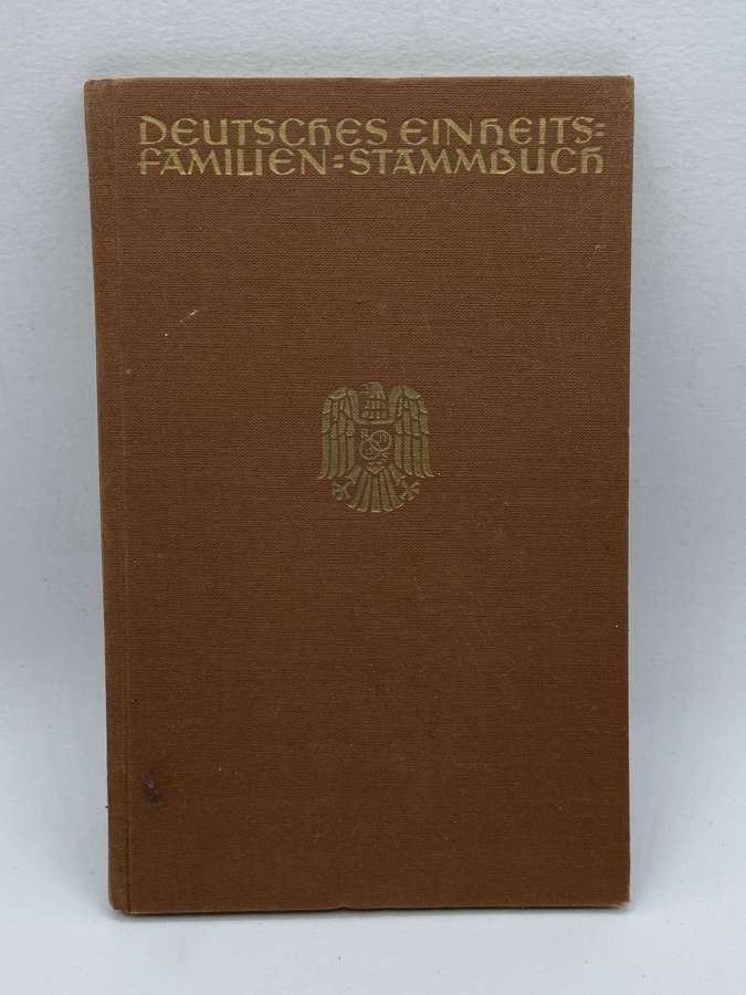 WW2 German Official Document Family Tree & Family History Book