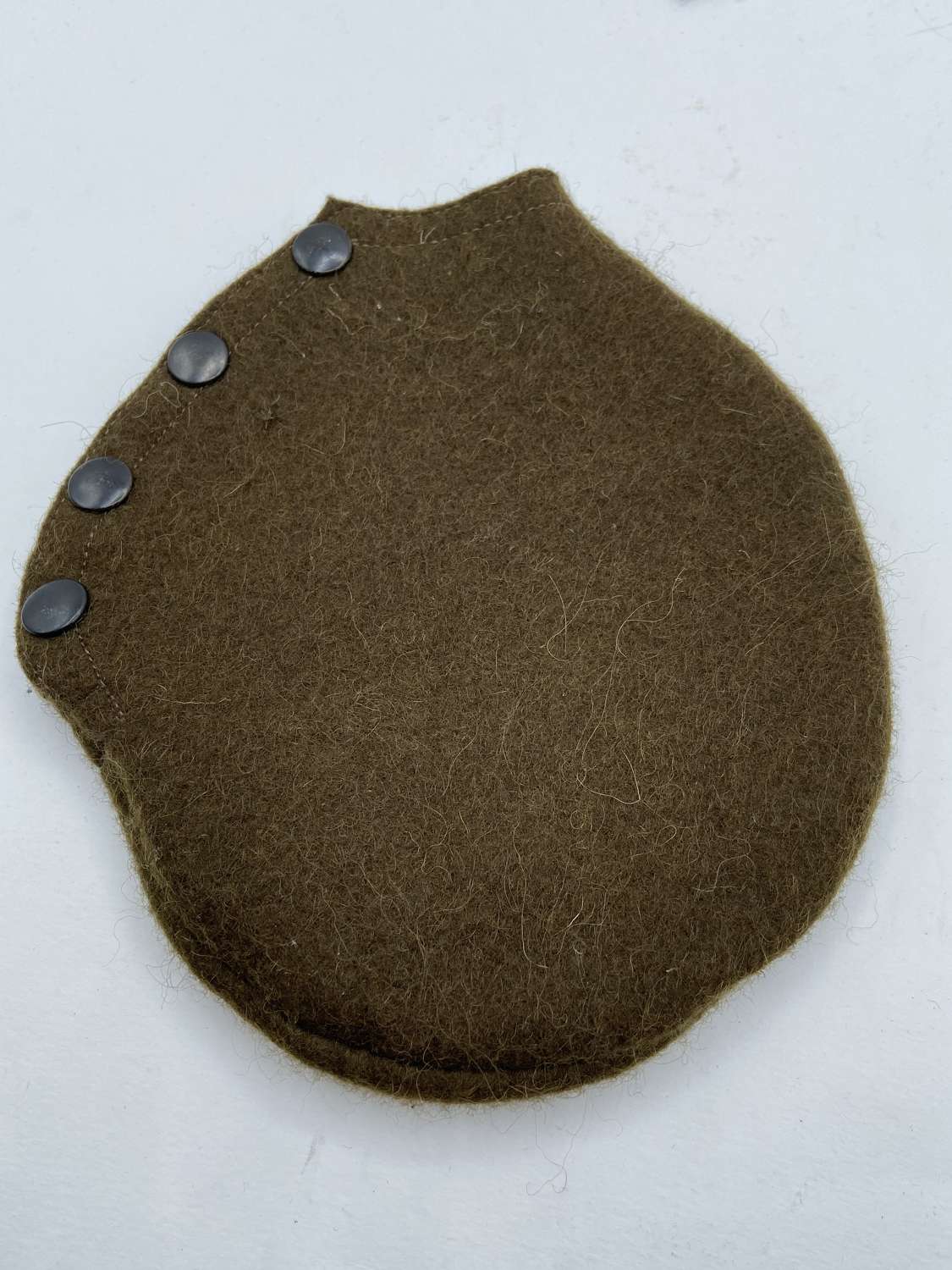 German Army Bundeswehr Gourd Flask Olive Green Un-Issued Felt Cover