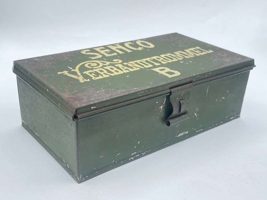 WW2 Dutch Netherland Home Front Senco Civilian & Factory First Aid Tin