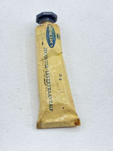 WW2 Dutch Netherlands Brocades Liver Tear Ointment Unused Tube