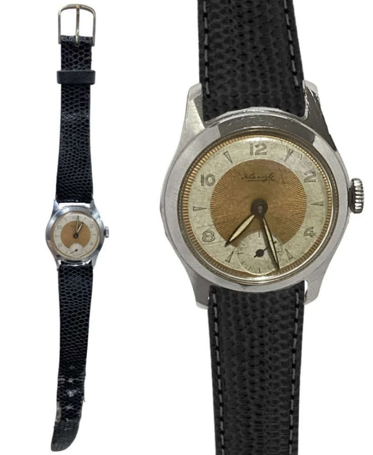 WW2 German Wehrmacht Kienzle 51/0  b Working Wrist Watch 1945 Issue