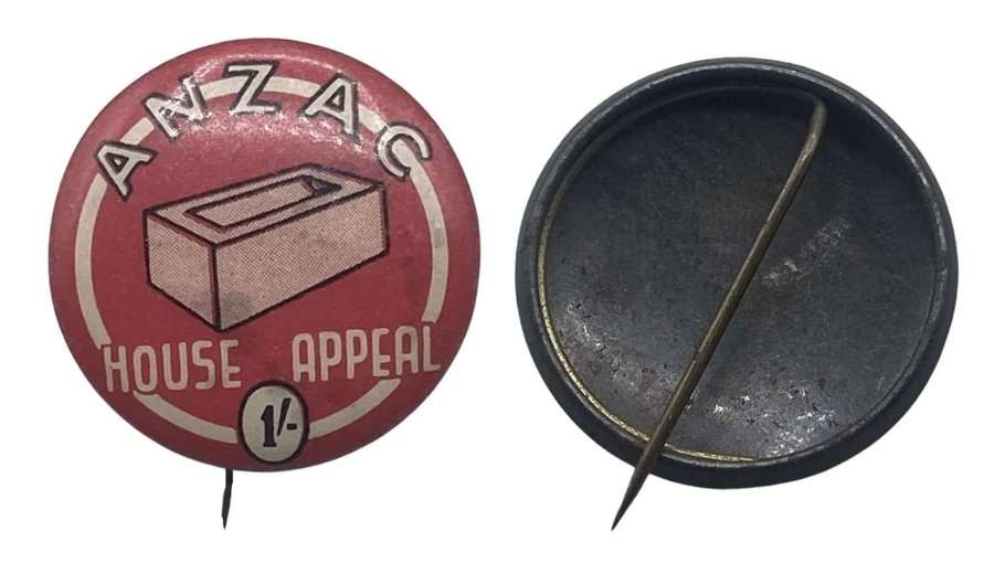 WW2 Australian Army Corps ANZAC House Appeal Donation Badge