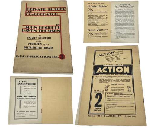 British Union Of Fascists Private Trader & Co-Operator Publication