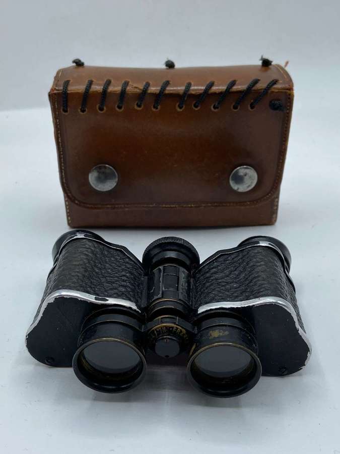 WW2 Period French Made Civilian And Army Starlux Binoculars