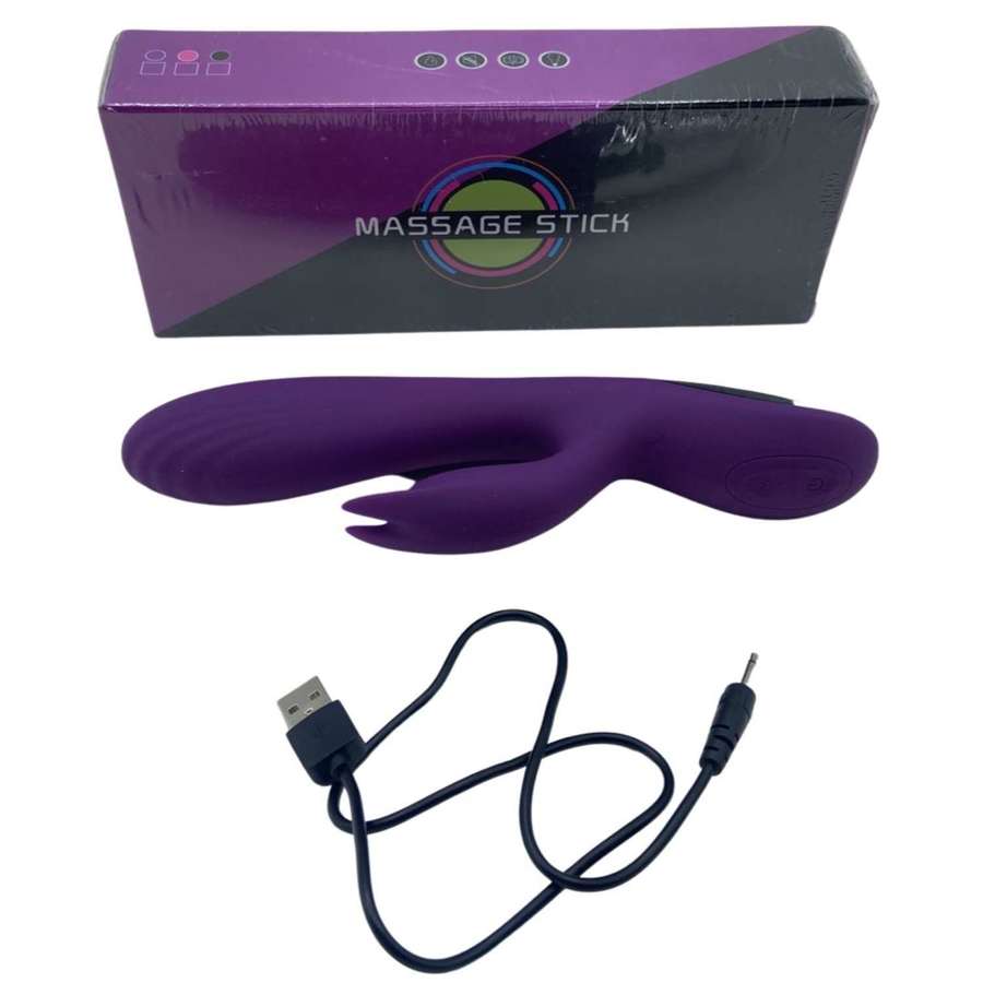 Brand New Unopened Massage Stick Purple Heat Massager Rabbit Vibrator