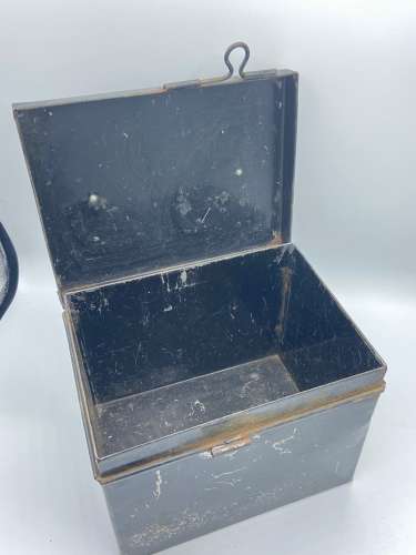 Vintage HMP Her Majesties Prison 1962 Military Crow Foot First Aid Tin