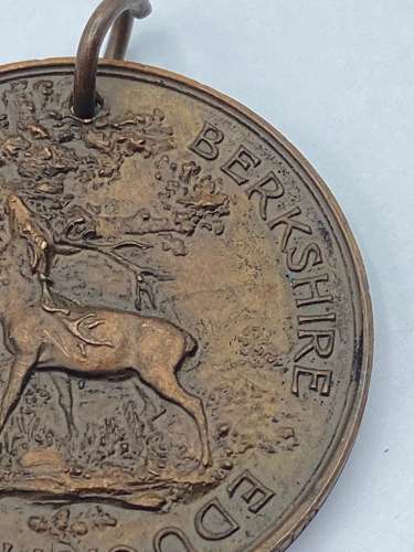 Berkshire Education Committee 'Never Absent, Never Late Medal Engraved