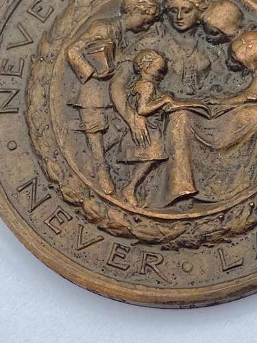 Berkshire Education Committee 'Never Absent, Never Late Medal Engraved