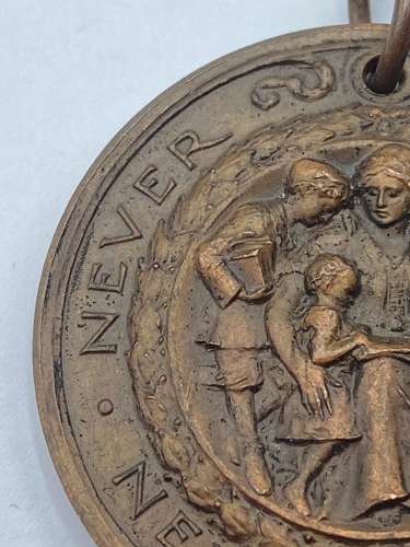 Berkshire Education Committee 'Never Absent, Never Late Medal Engraved